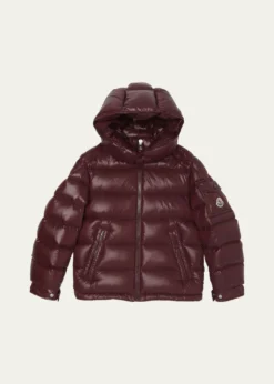 MonclerBoy's Maya Hooded Short Down Jacket, Size 4-6