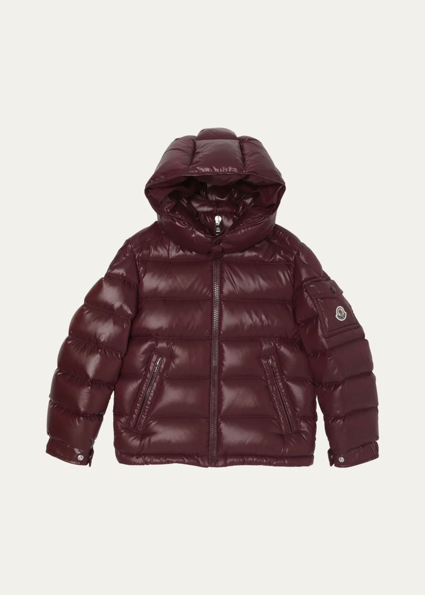 MonclerBoy's Maya Hooded Short Down Jacket, Size 4-6