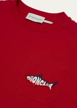 MonclerBoy's Shark Logo Short-Sleeve T-Shirt, Size 12-14