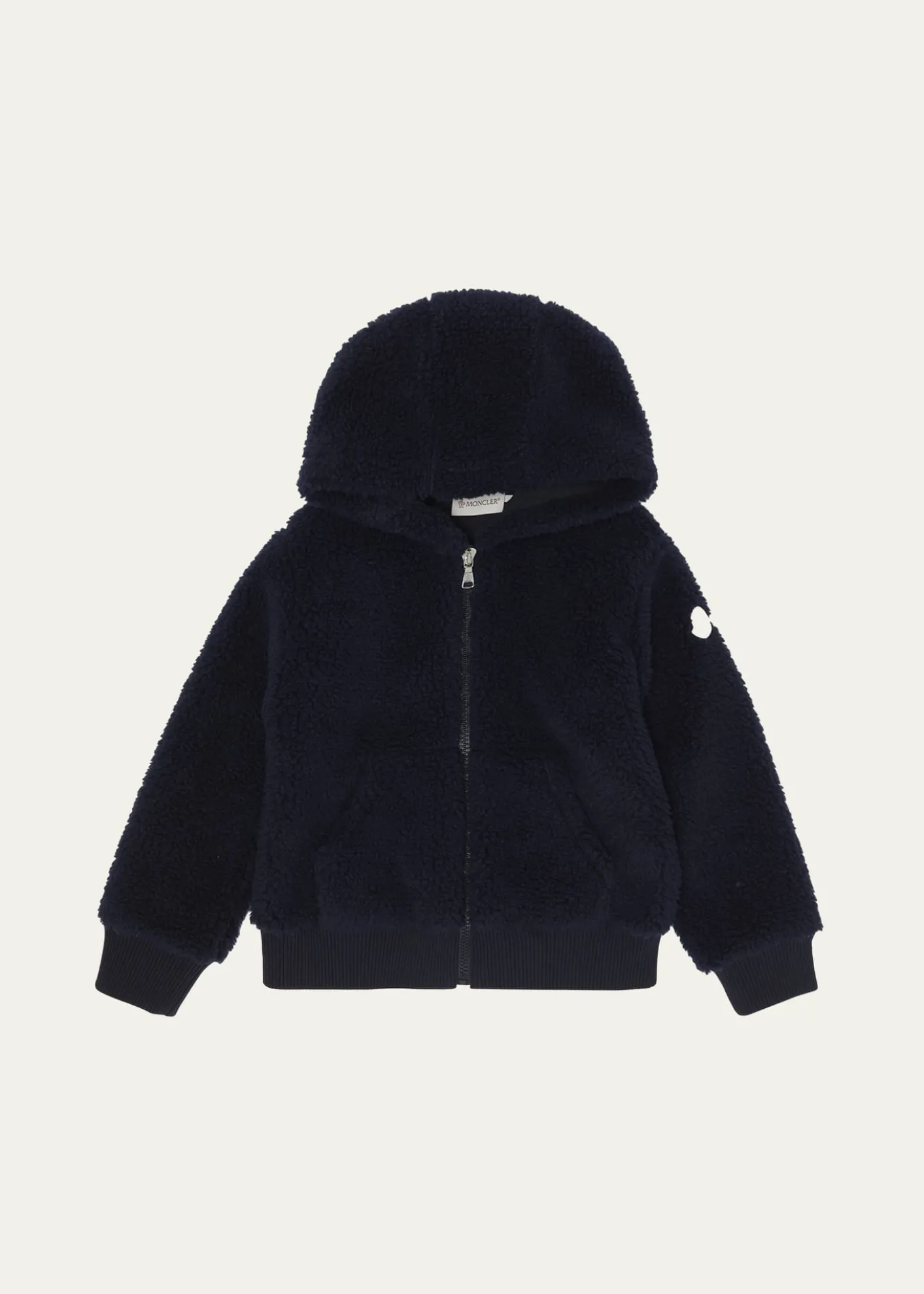 MonclerBoy's Teddy Fleece Zip-Front Sweatshirt, Size 12-14