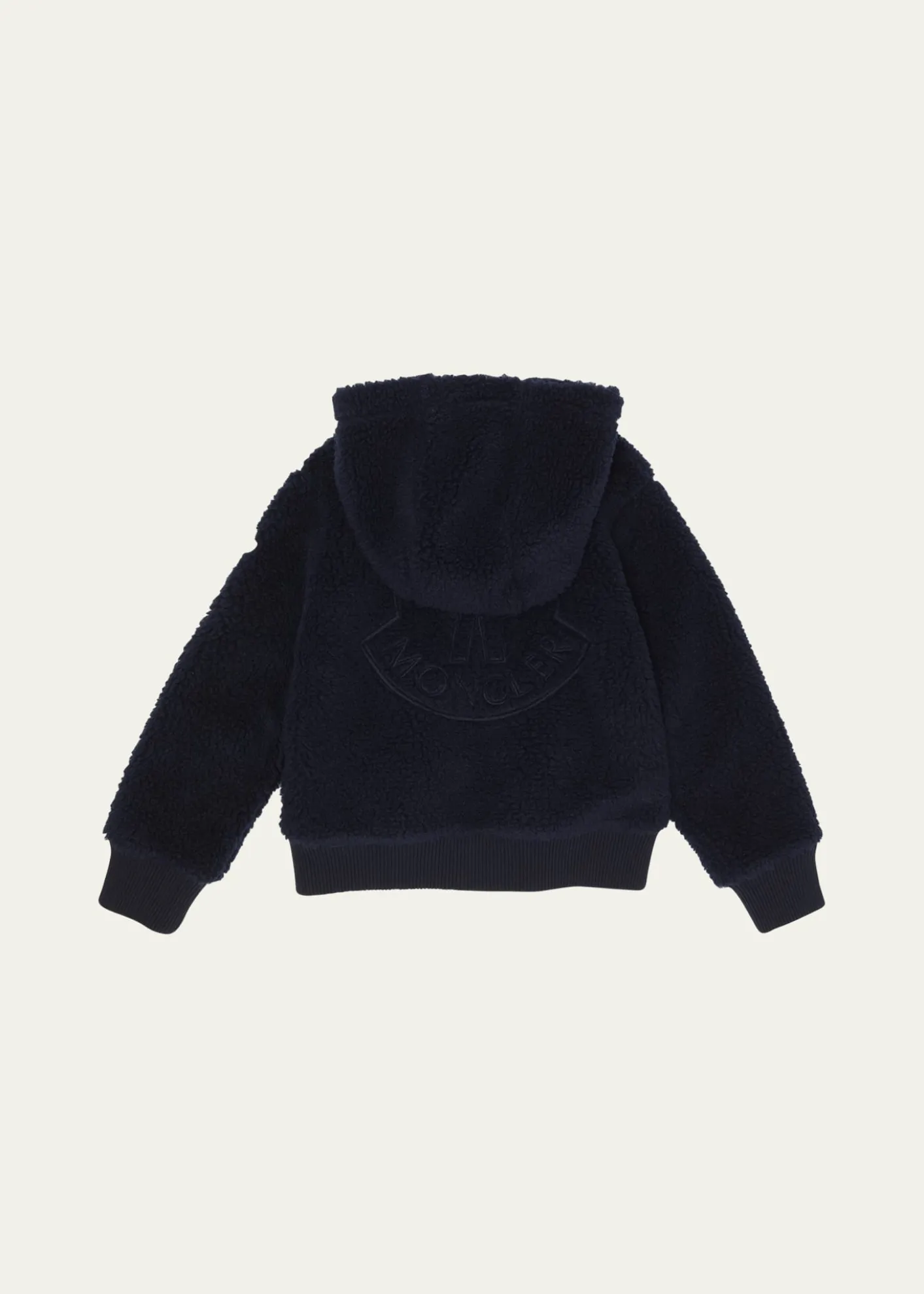 MonclerBoy's Teddy Fleece Zip-Front Sweatshirt, Size 4-6