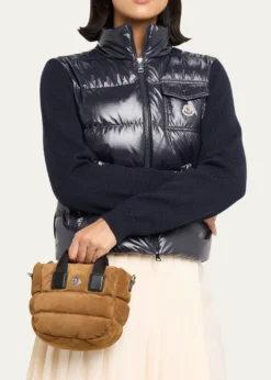 MonclerCaradoc Micro Suede Tote Bag