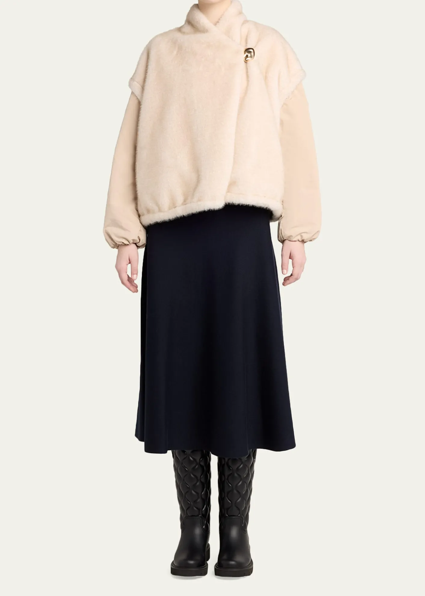 MonclerChardonneret 2-in-1 Reversible Teddy Down Jacket