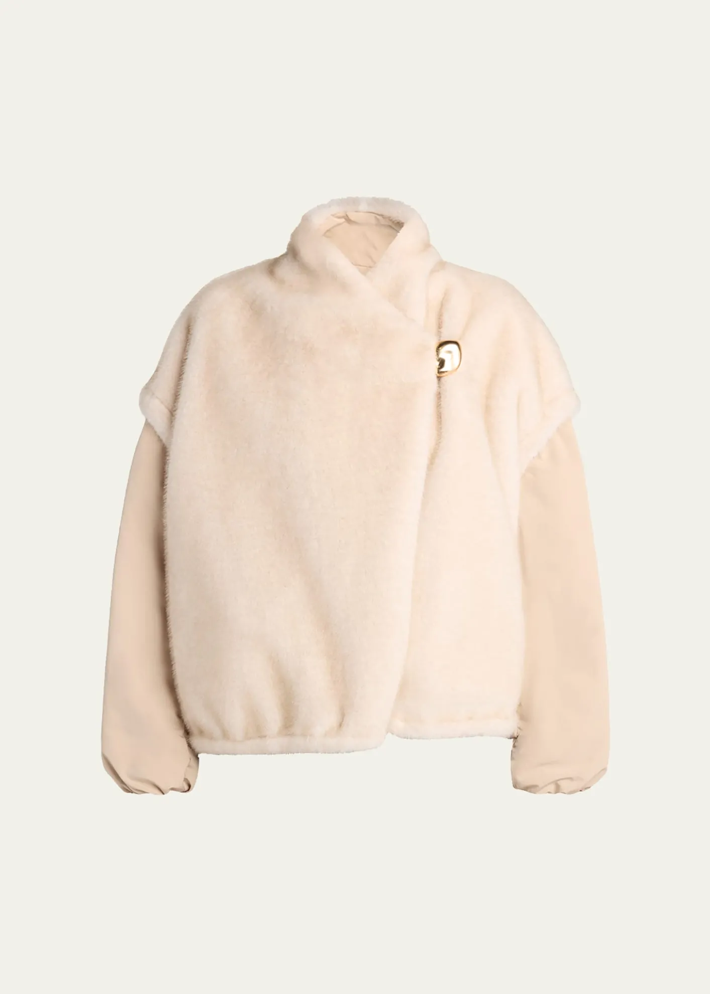 MonclerChardonneret 2-in-1 Reversible Teddy Down Jacket