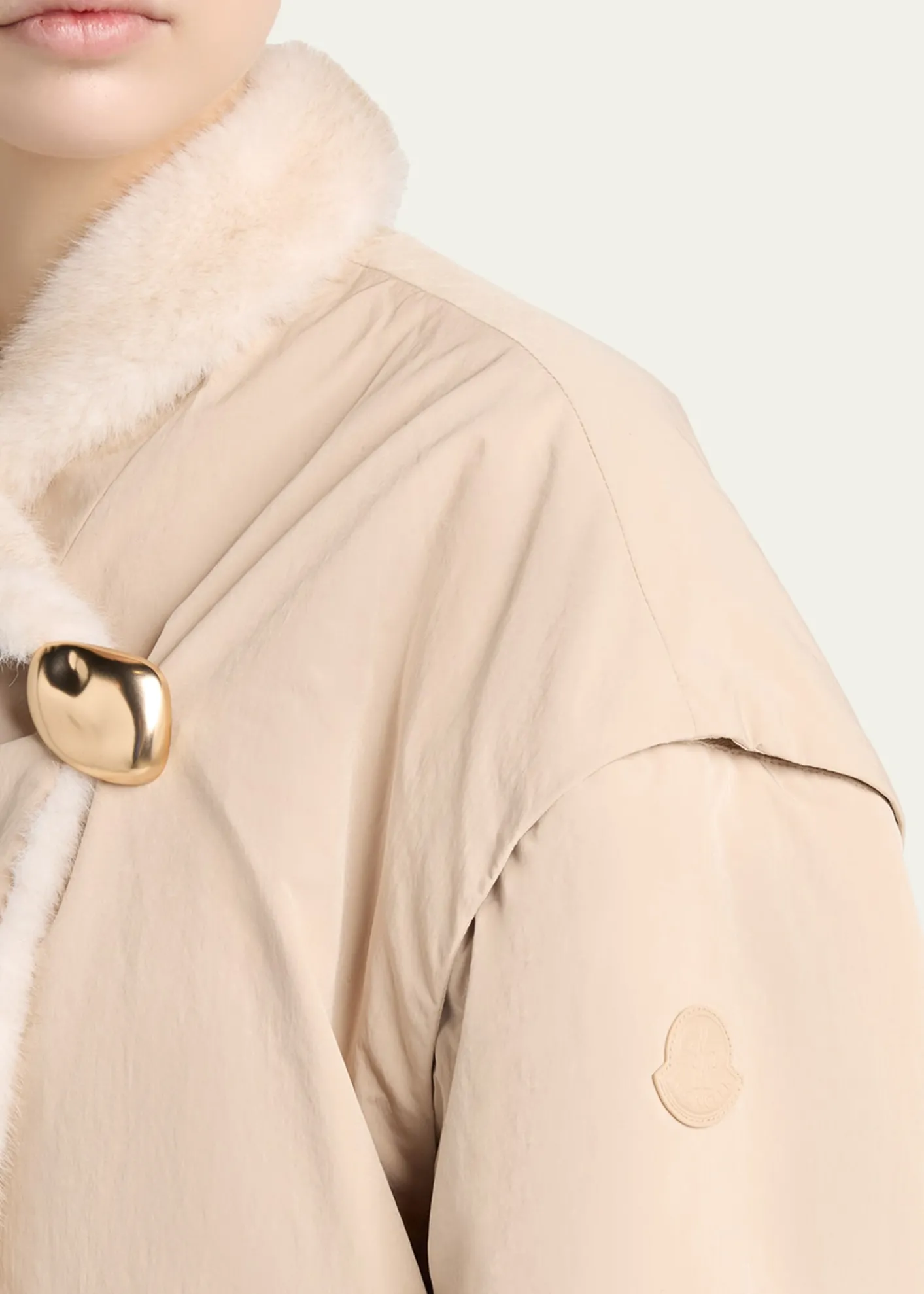 MonclerChardonneret 2-in-1 Reversible Teddy Down Jacket