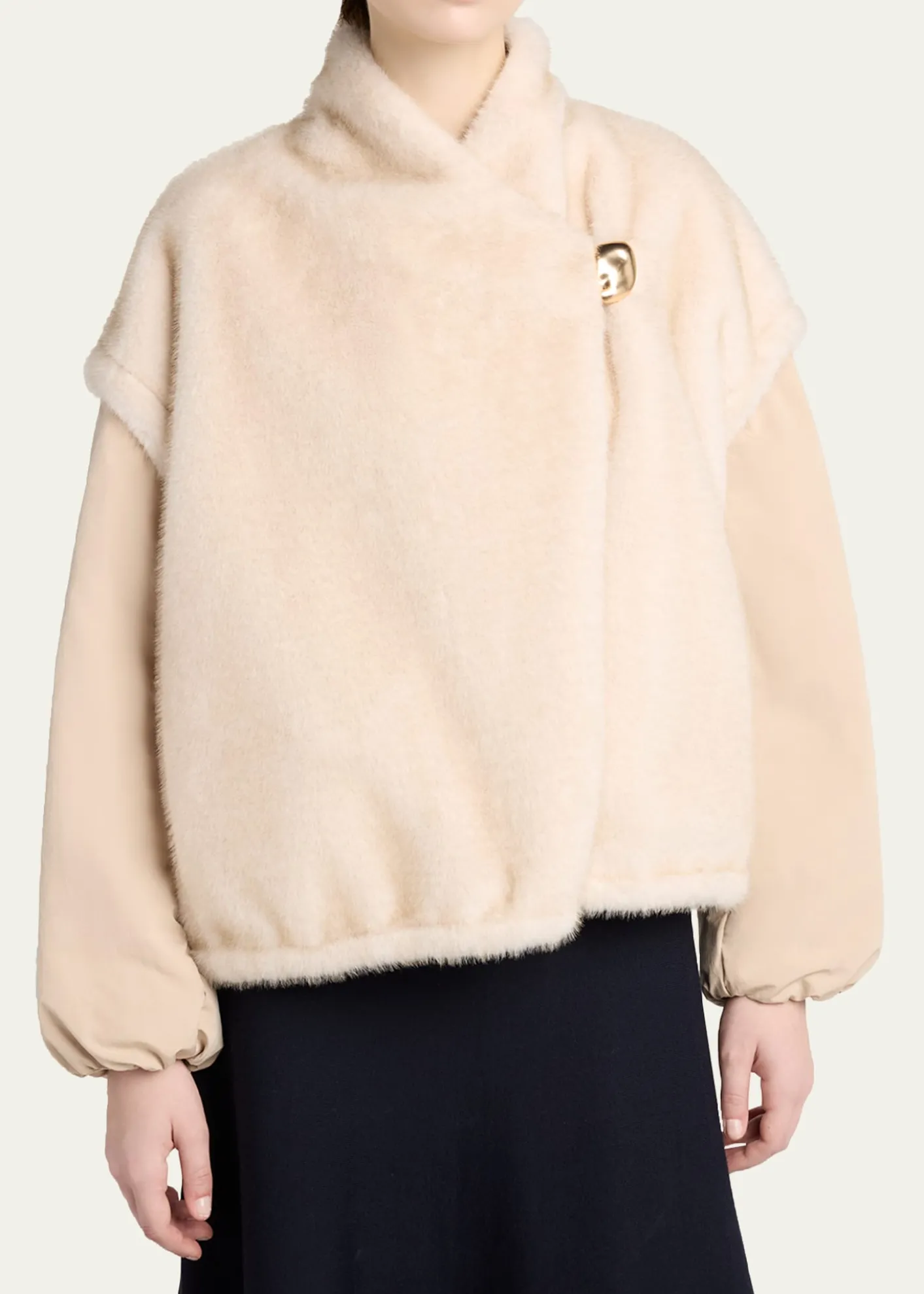 MonclerChardonneret 2-in-1 Reversible Teddy Down Jacket