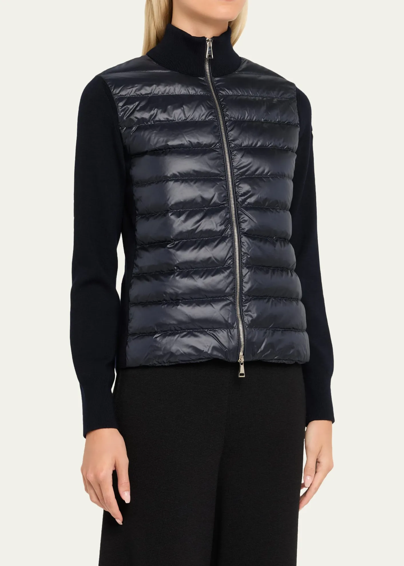 MonclerCombo Down Short Cardigan