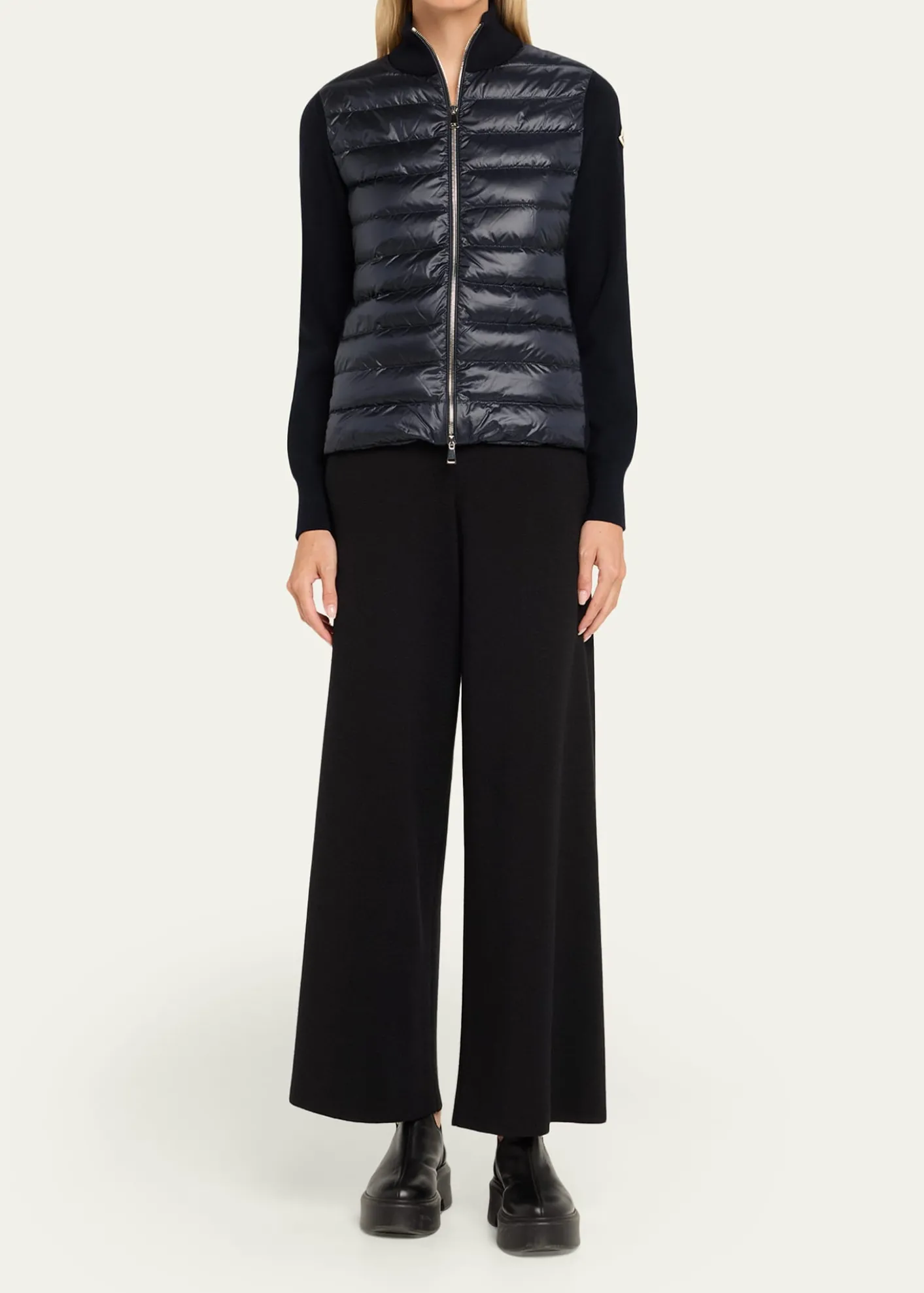 MonclerCombo Down Short Cardigan