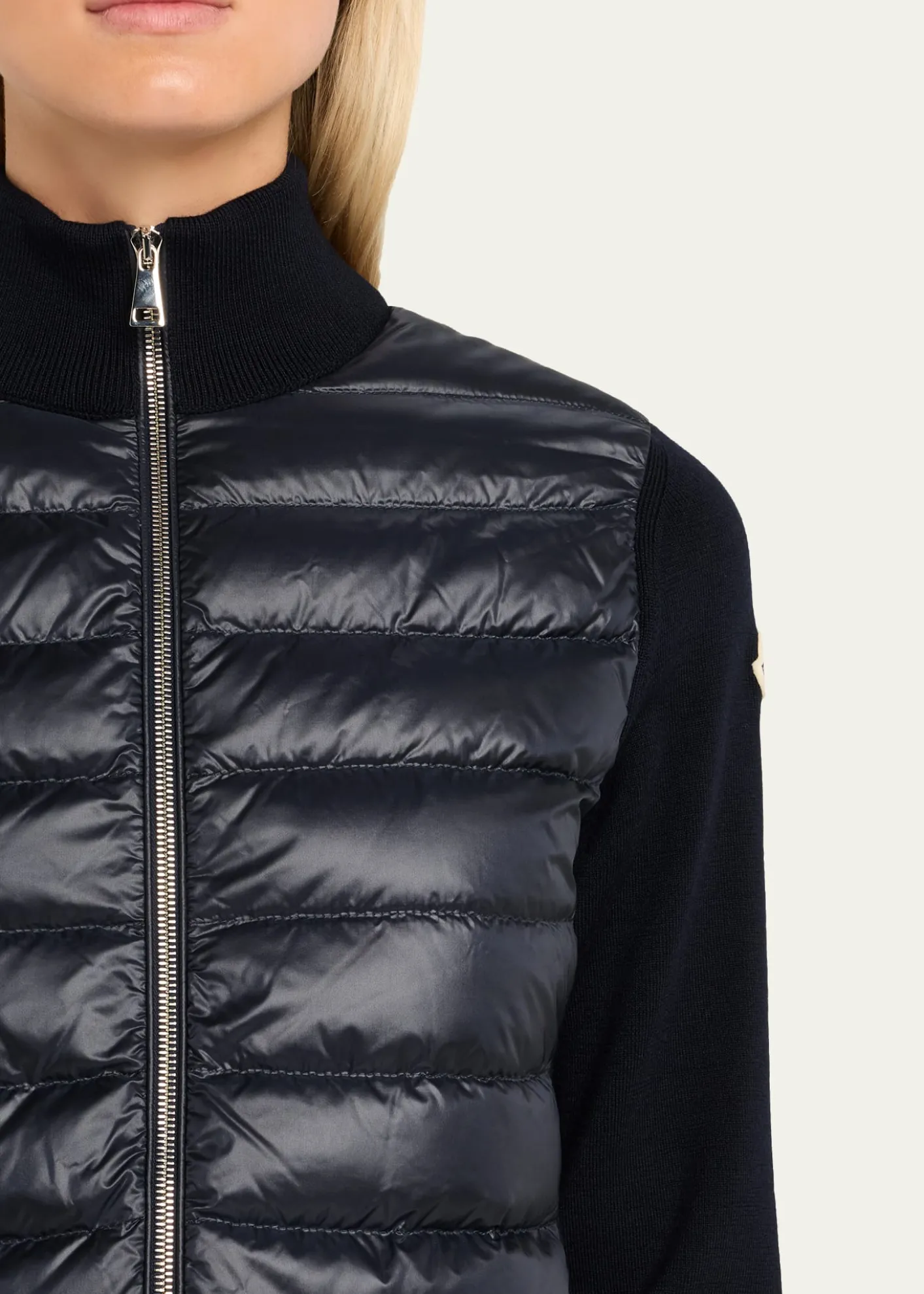 MonclerCombo Down Short Cardigan