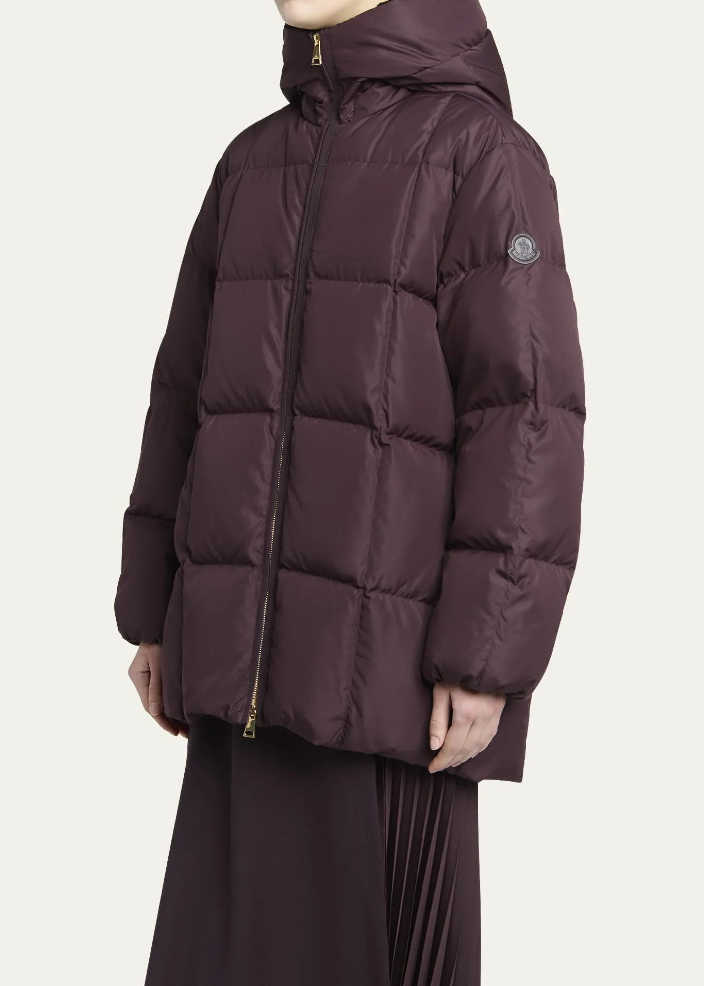 MonclerDarbon Oversized Hooded Down Jacket