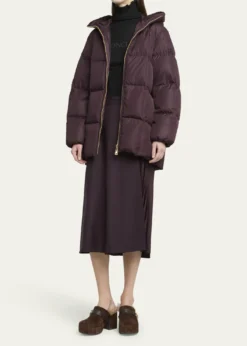 MonclerDarbon Oversized Hooded Down Jacket