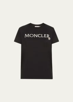 MonclerEmbroidered Logo Short-Sleeve T-Shirt