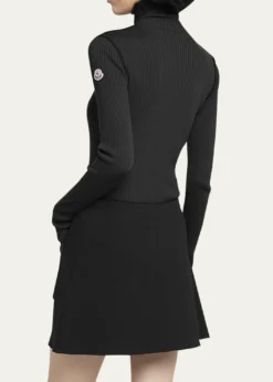 MonclerExtra Fine Wool Ribbed Turtleneck Sweater