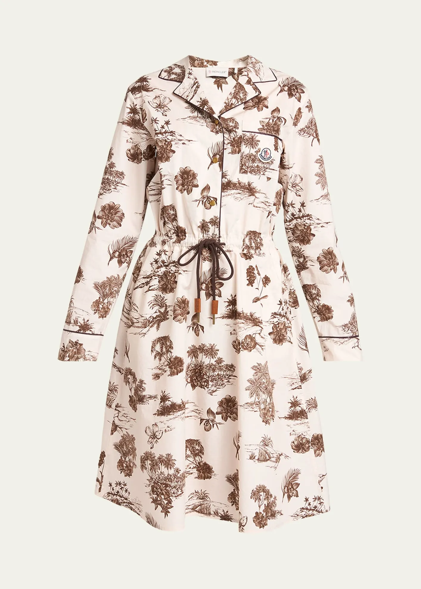 MonclerFloral-Print Shirtdress