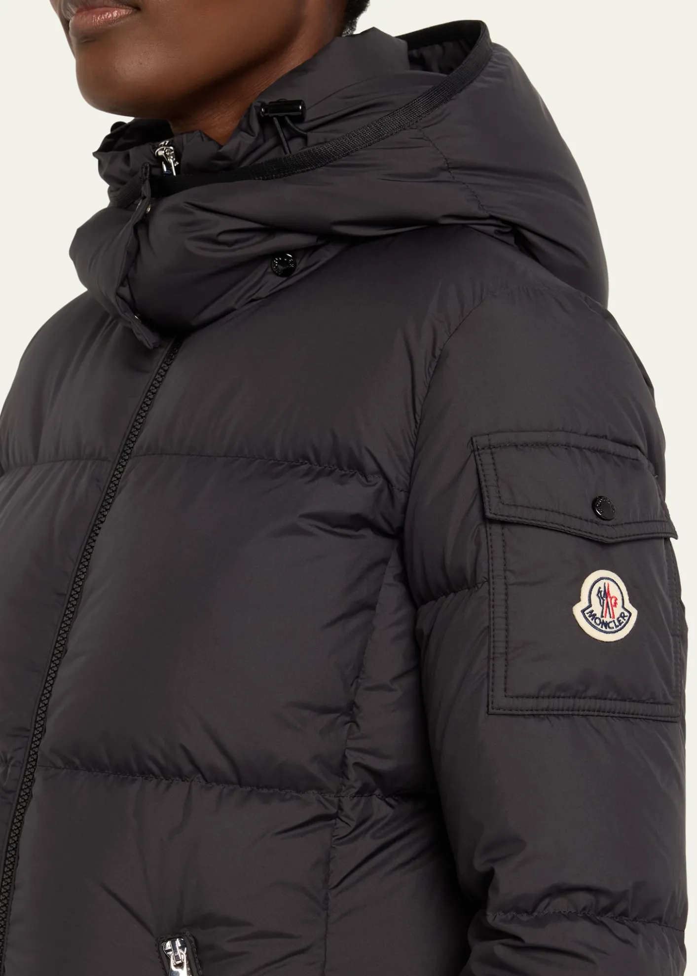 MonclerFourmines Hooded Short Down Jacket