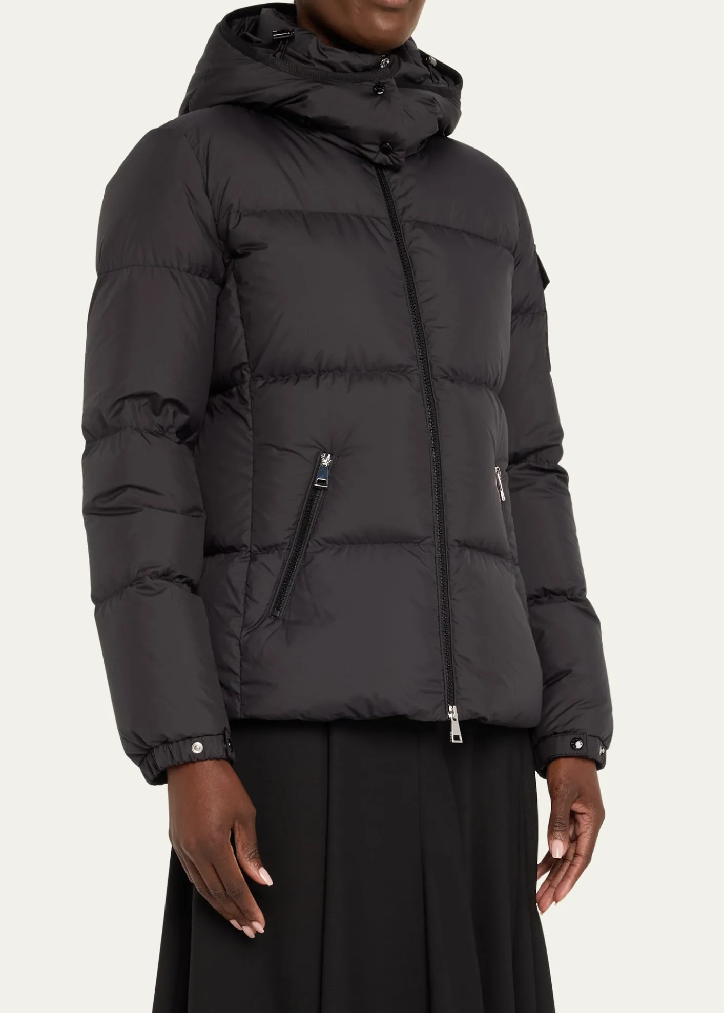 MonclerFourmines Hooded Short Down Jacket