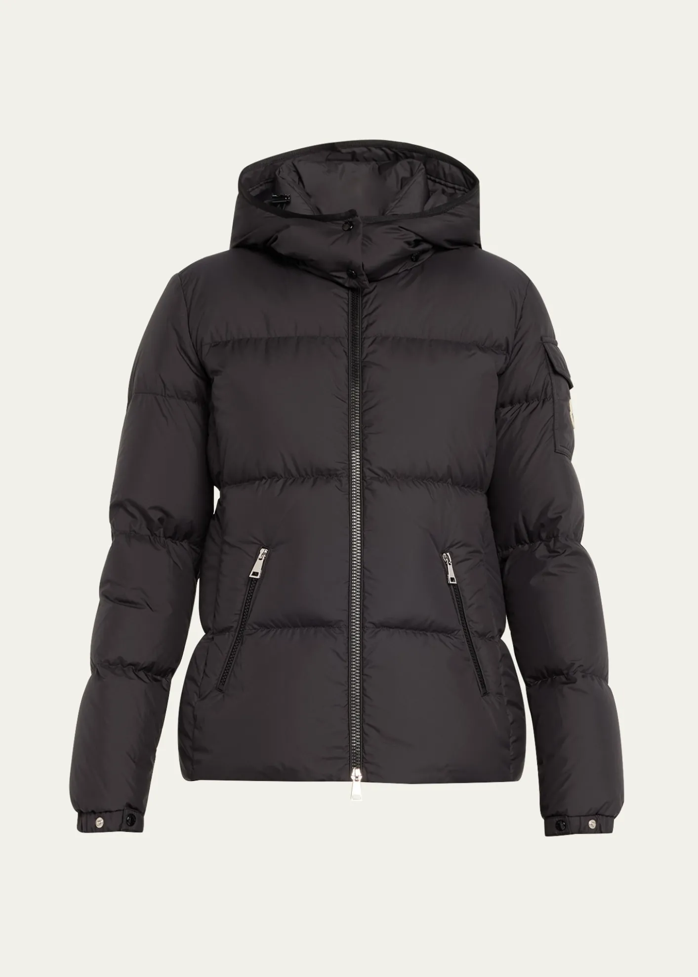 MonclerFourmines Hooded Short Down Jacket
