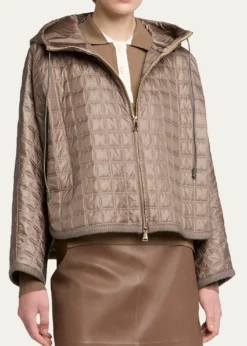 Moncler GeniusHooded Square-Quilted Padded Cape