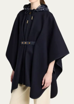 Moncler GeniusPadded Wool-Blend Cape