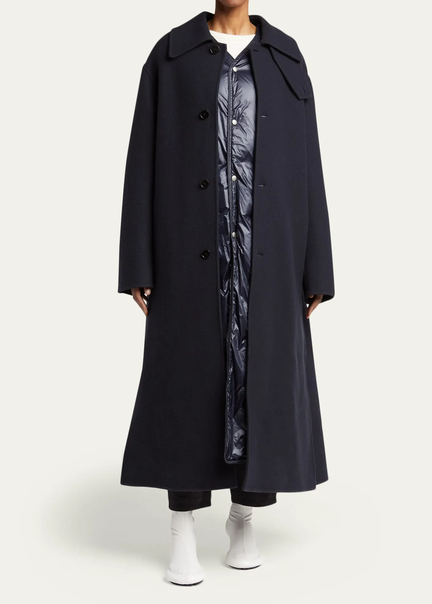 Moncler Geniusx Jil Sander Barrelene Long 3-in-1 Coat
