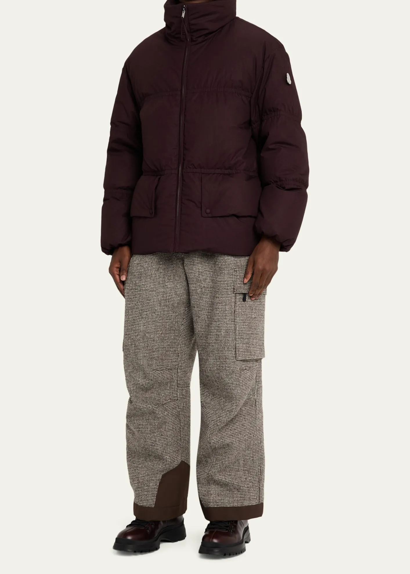 Moncler Geniusx JIL SANDER Men's Collinemycin Short Down Puffer Jacket
