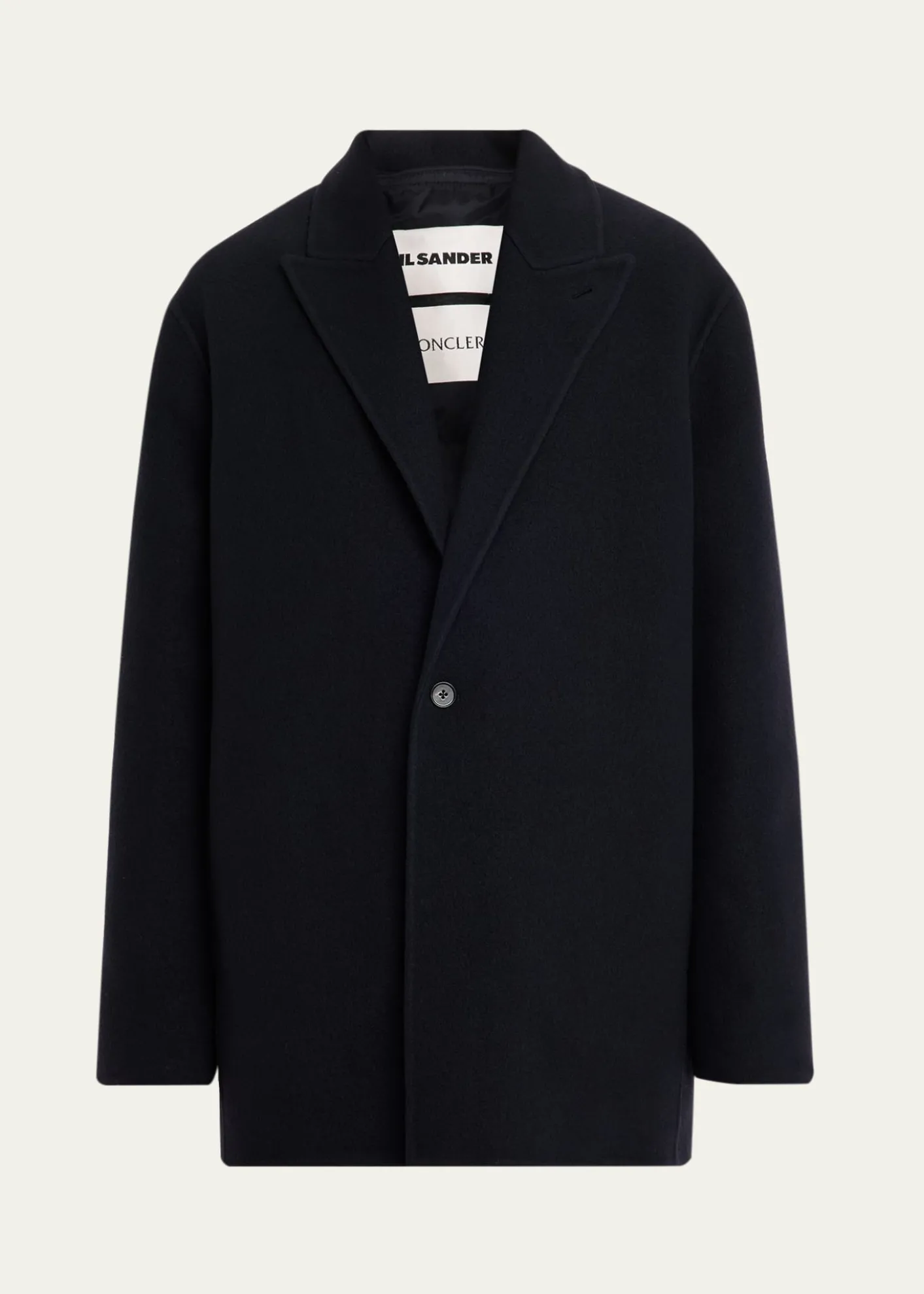 Moncler Geniusx JIL SANDER Men's Rhamnose 3-in-1 Wool Mono-Breasted Down Jacket
