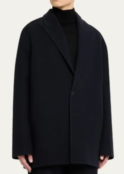Moncler Geniusx JIL SANDER Men's Rhamnose 3-in-1 Wool Mono-Breasted Down Jacket