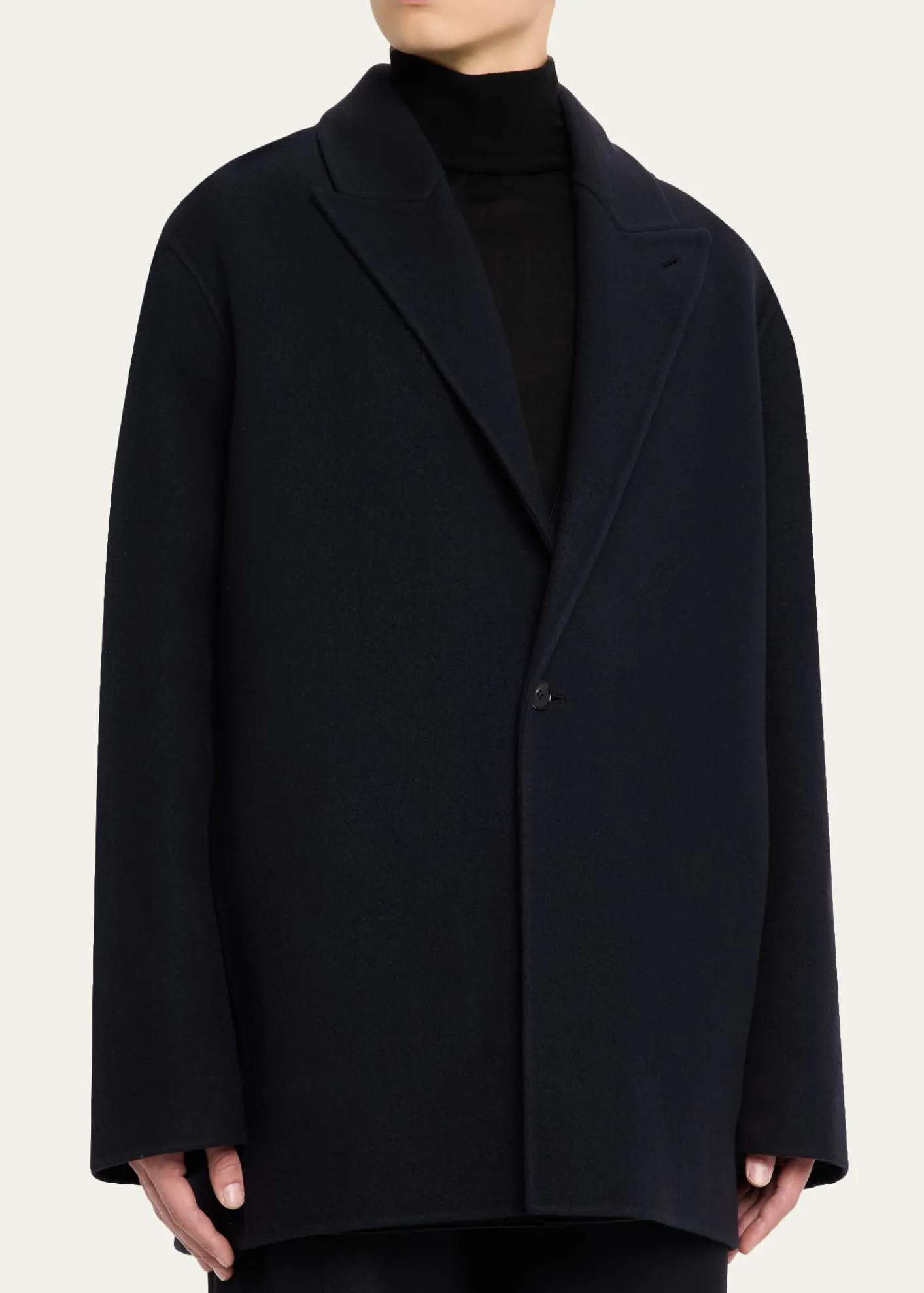 Moncler Geniusx JIL SANDER Men's Rhamnose 3-in-1 Wool Mono-Breasted Down Jacket