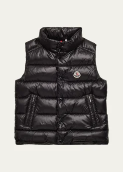 MonclerGirl's Quilted Down Vest, Size 4-6