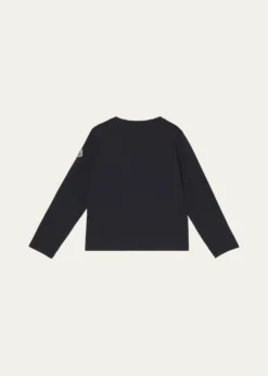 MonclerGirl's 3D Flower Long-Sleeve T-Shirt, Size 8-10
