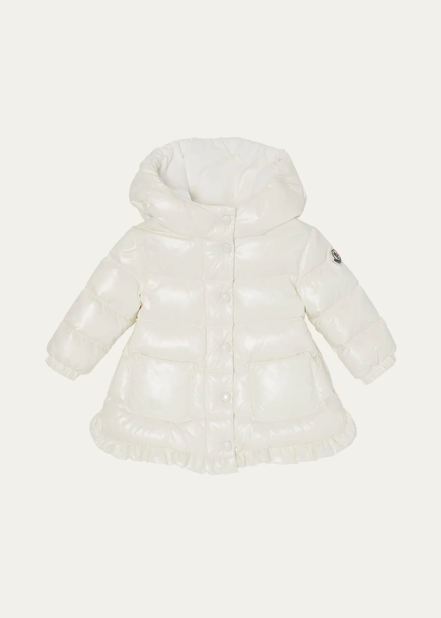 MonclerGirl's Dufar Hooded Long Down Parka, Size 6M-3
