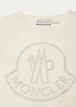MonclerGirl's Embellished Bell Logo T-Shirt, Size 8-14