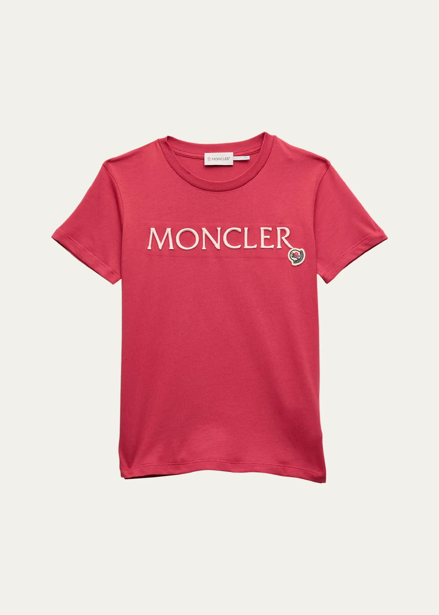 MonclerGirl's Embroidered Logo-Print T-Shirt, Size 4-6