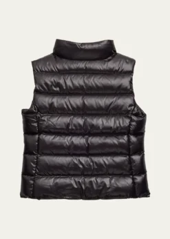 MonclerGirl's Ghany Quilted Puffer Down Vest, Size 4-6