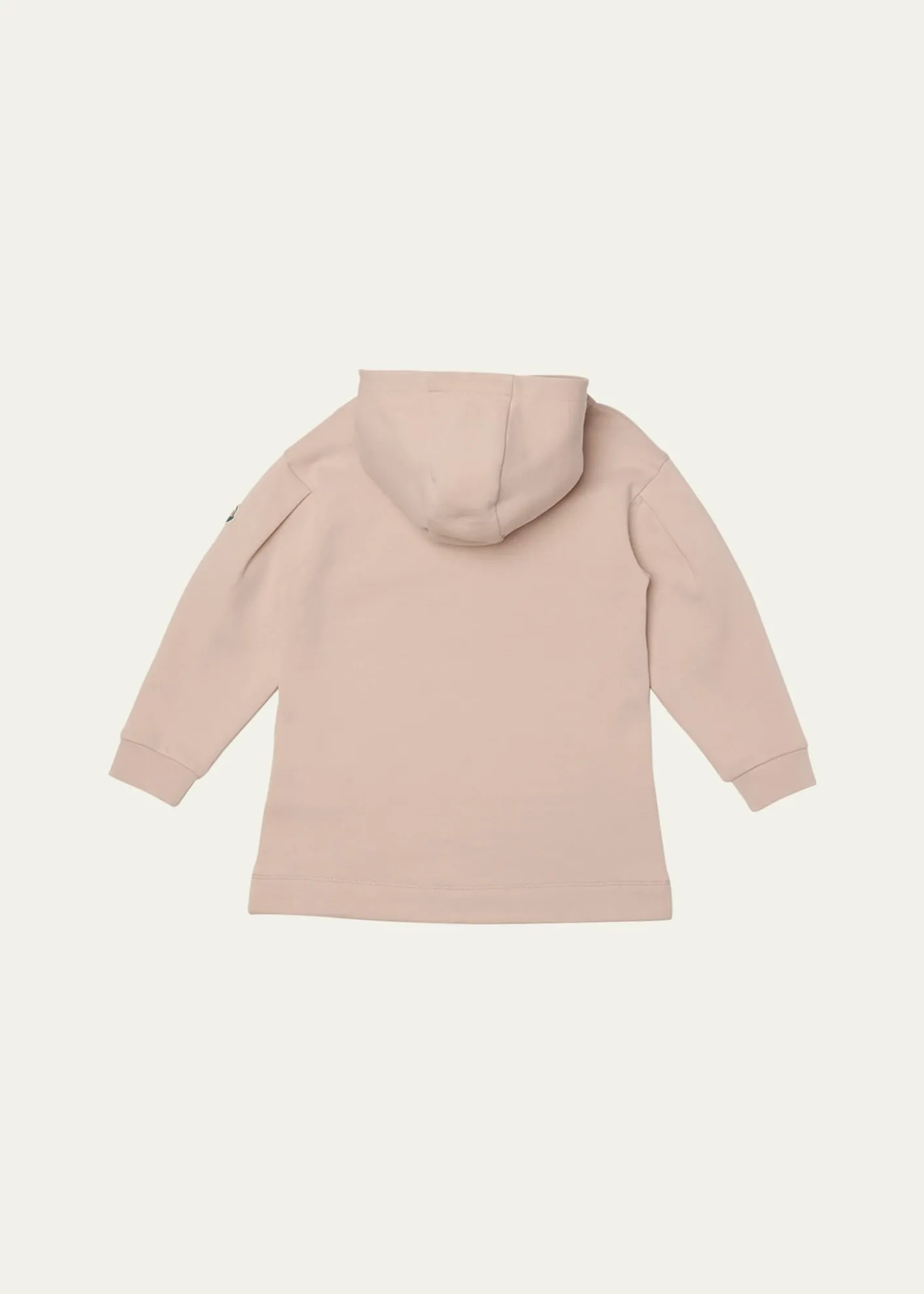 MonclerGirl's Logo-Patch Hooded Sweatshirt Dress, Size 8-10