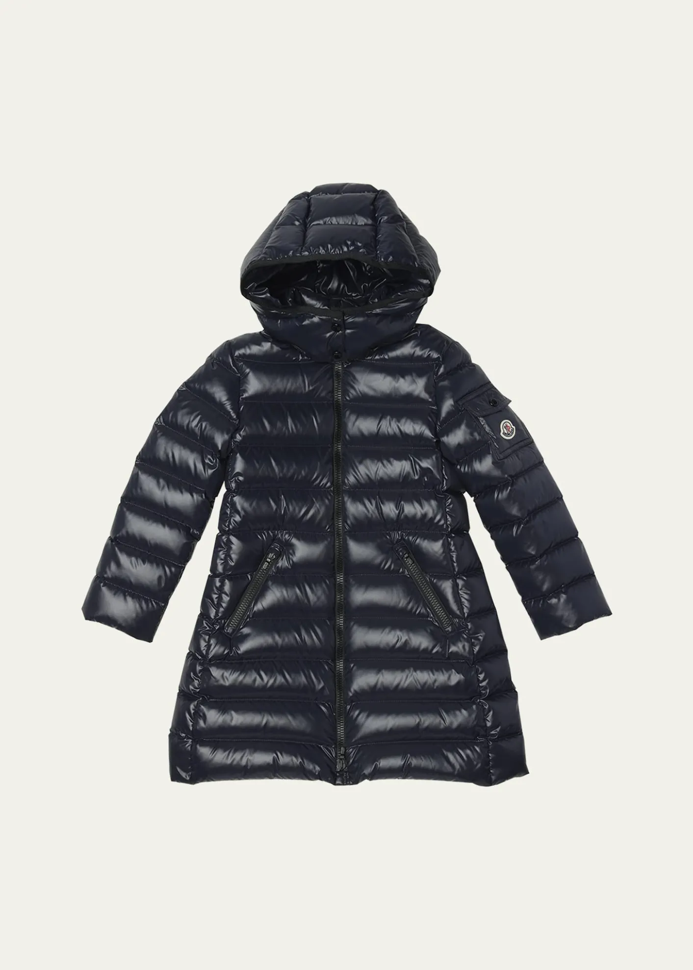 MonclerGirl's Moka Long Down Coat, Size 8-10