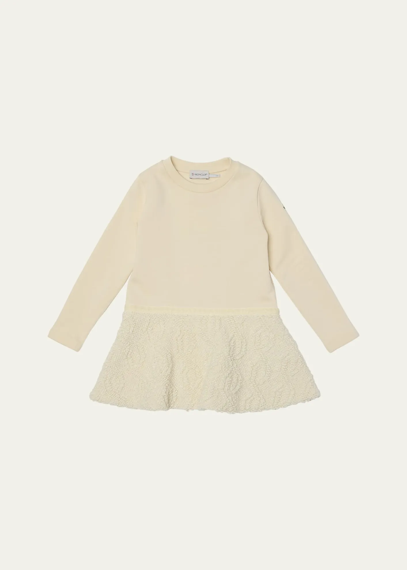 MonclerGirl's Sweatshirt Combo Dress, Size 4-6