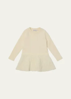 MonclerGirl's Sweatshirt Combo Fit & Flare Dress, Size 12-14