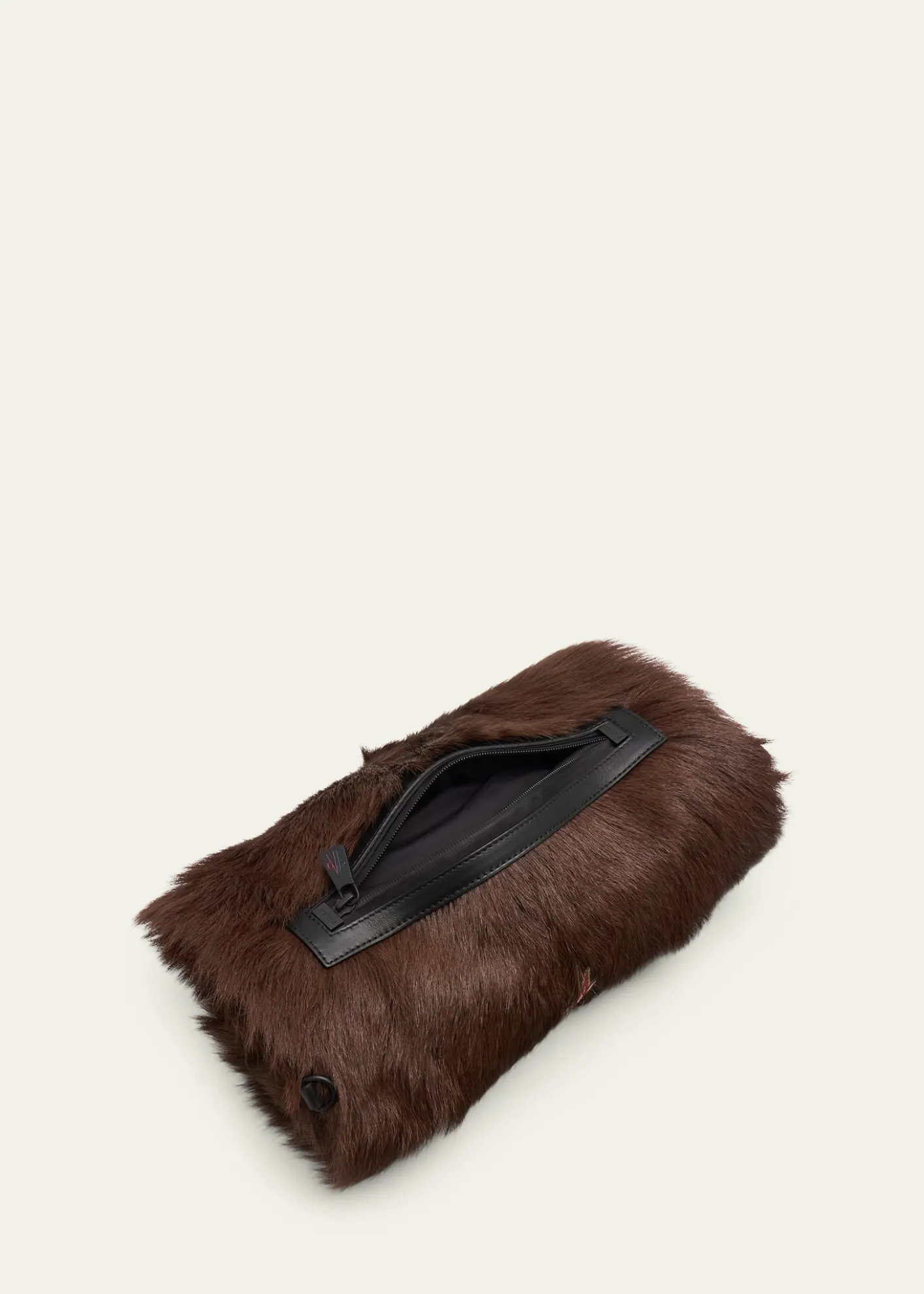 MonclerGoat Shearling Handwarmer with Strap