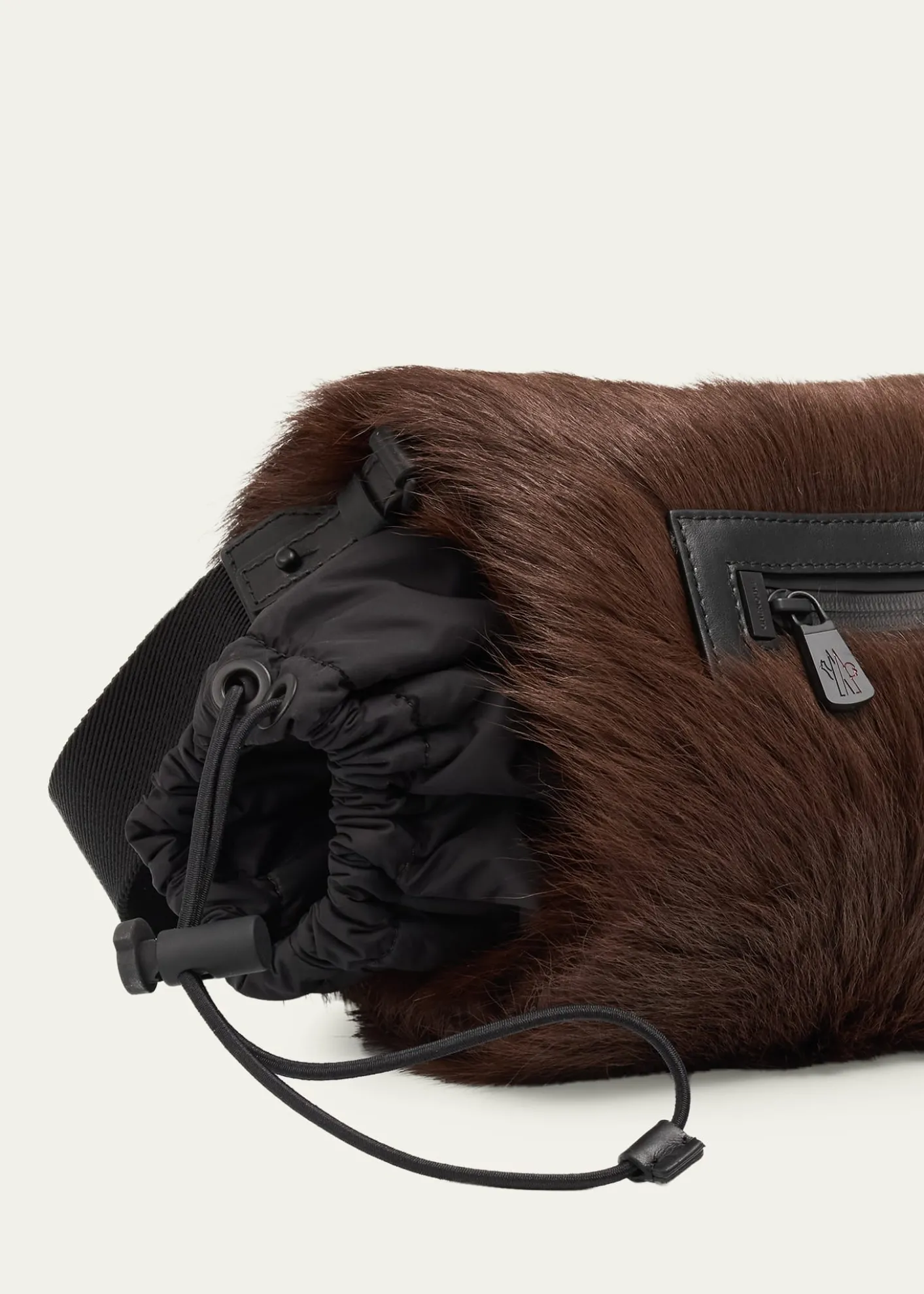 MonclerGoat Shearling Handwarmer with Strap