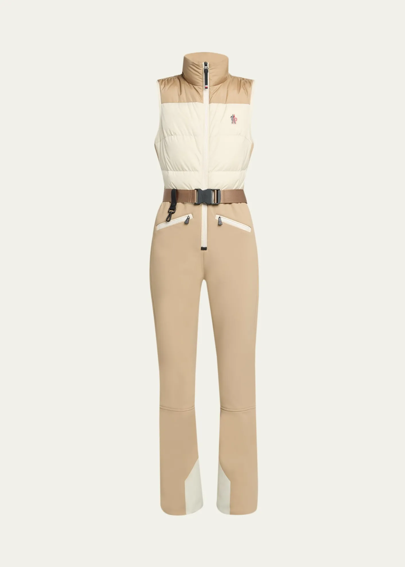 Moncler GrenobleColor-Block Down Ski Suit
