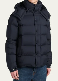 Moncler GrenobleMen's Quilted Hooded Puffer Jacket
