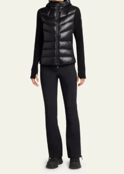 Moncler GrenoblePadded Down Zip-Up Hoodie Cardigan
