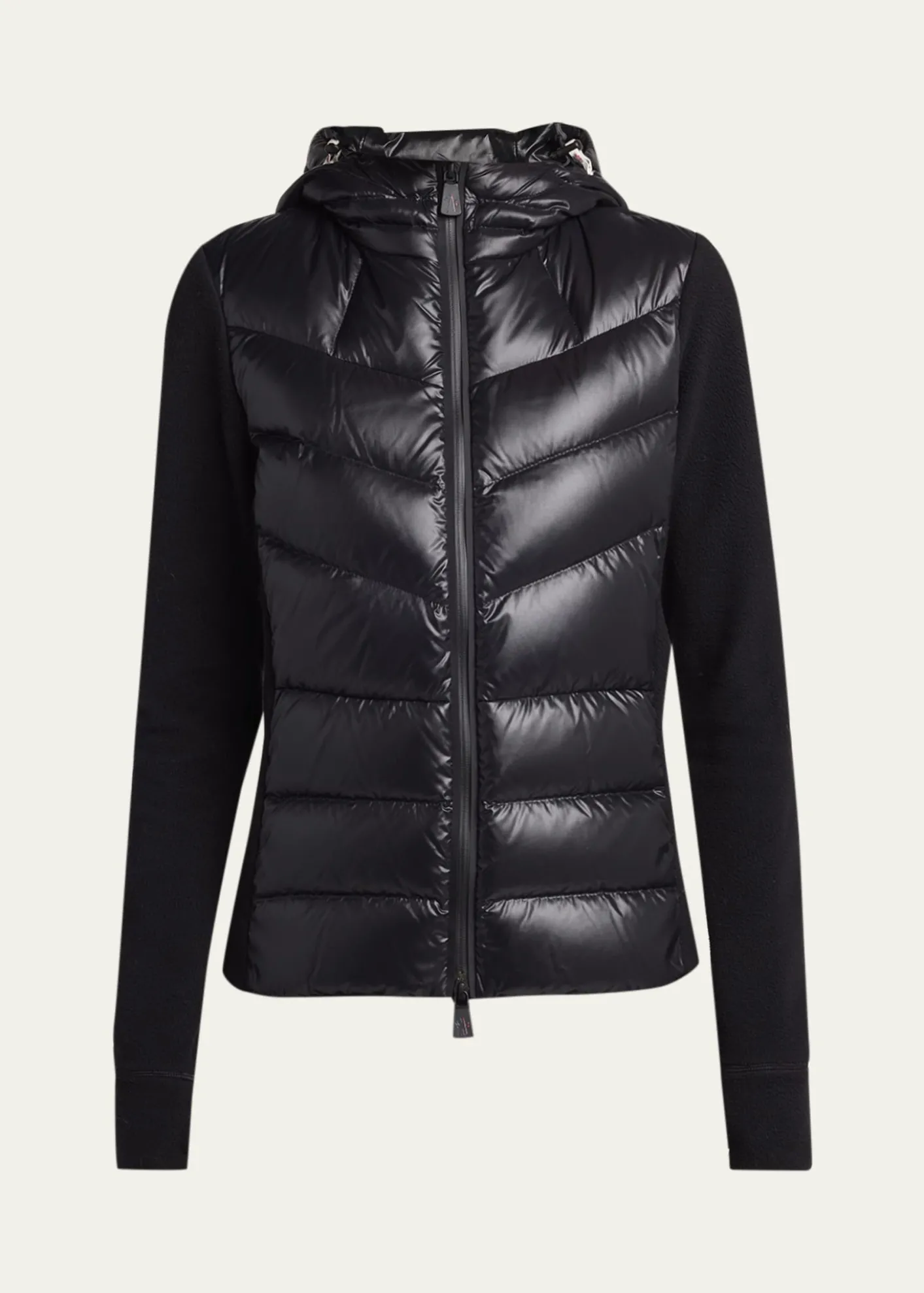Moncler GrenoblePadded Down Zip-Up Hoodie Cardigan