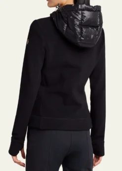 Moncler GrenoblePadded Down Zip-Up Hoodie Cardigan