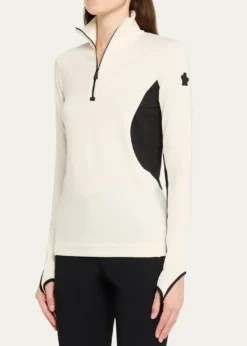 Moncler GrenoblePolartec® Base Layer Zip Turtleneck
