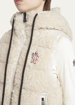 Moncler GrenobleTeddy Fleece Puffer Vest