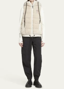 Moncler GrenobleTeddy Fleece Puffer Vest