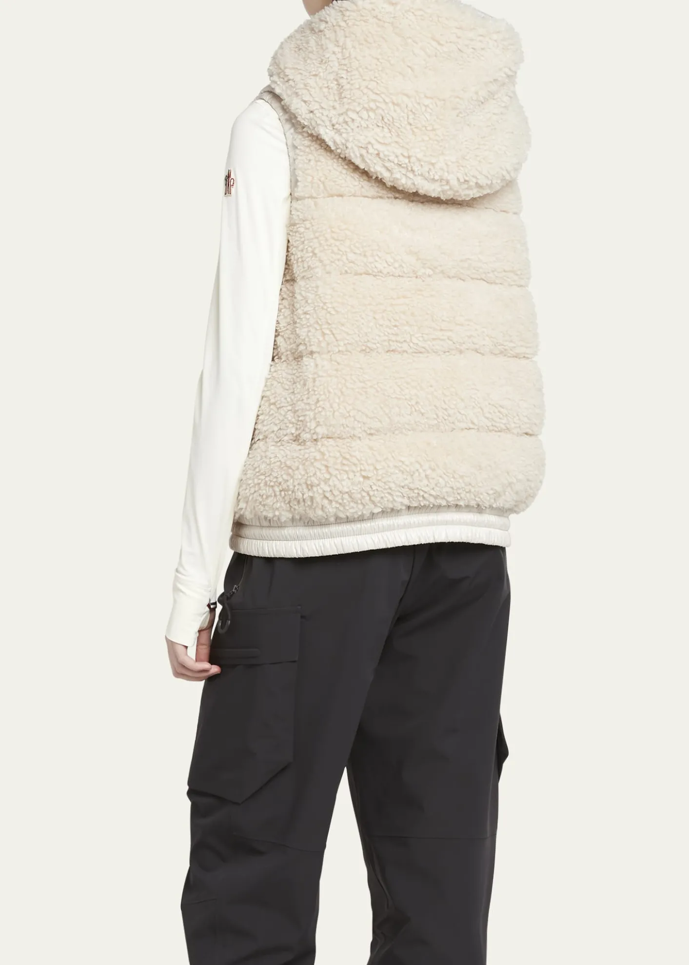 Moncler GrenobleTeddy Fleece Puffer Vest