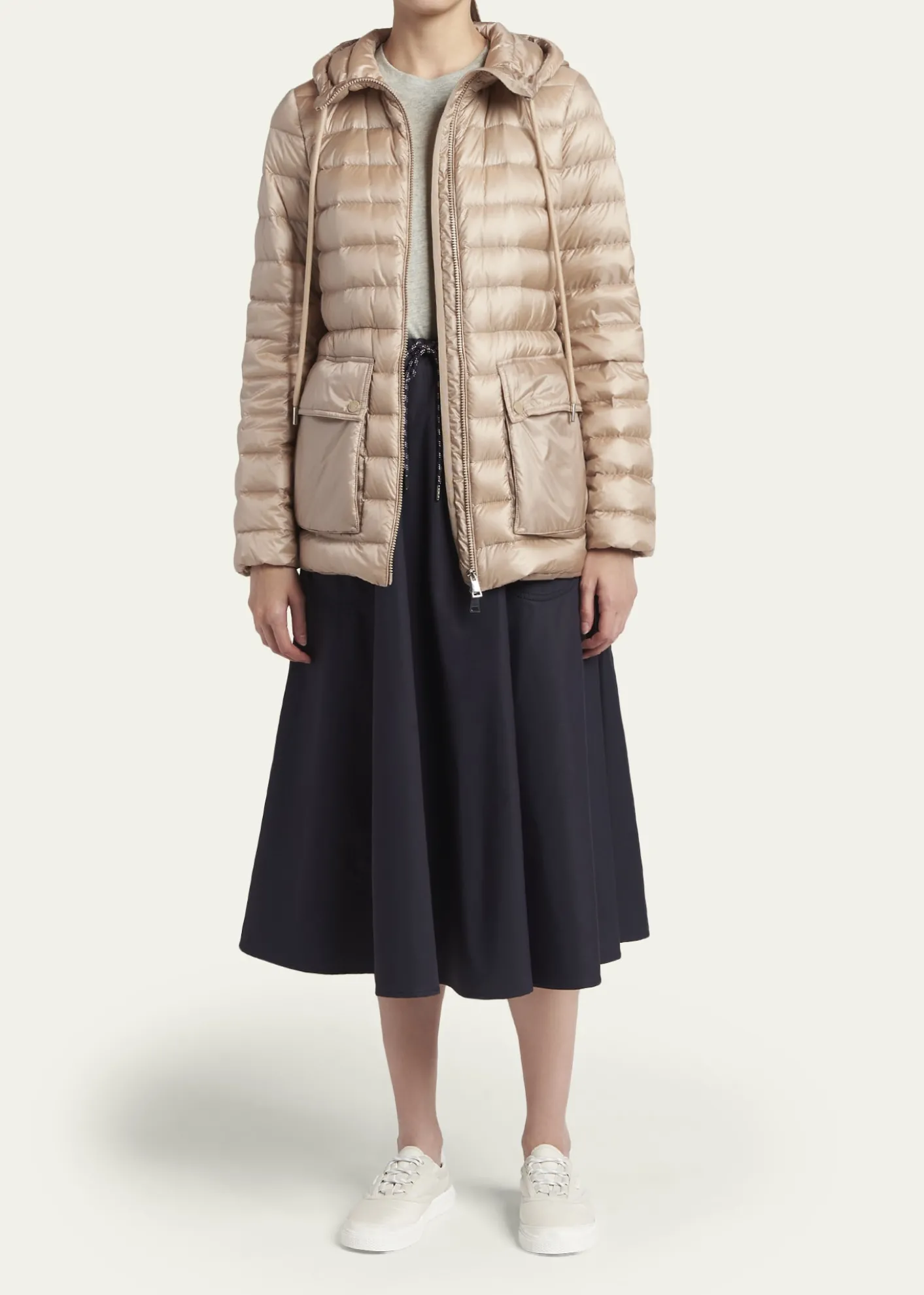 MonclerJasmin Hooded Short Down Parka